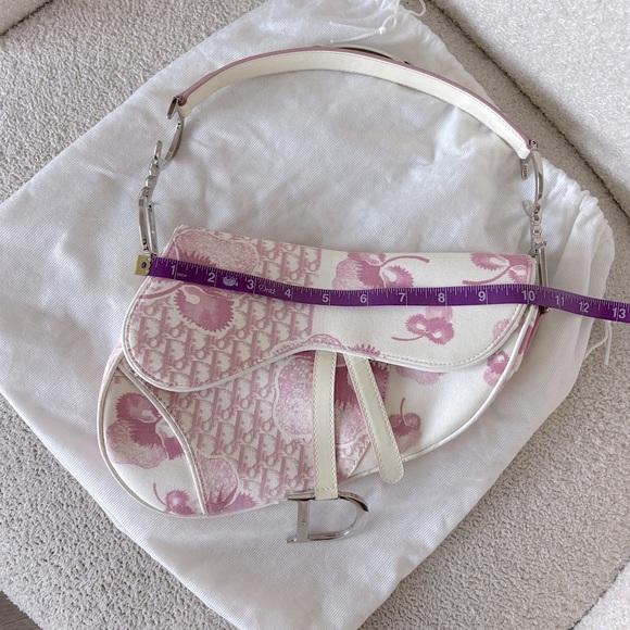 Vintage 2004 Dior Cherry Blossom Saddle Bag - Picture 14 of 16